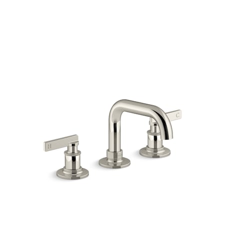 Kohler Widespread Bathroom Sink Faucet 1.2 GPM in Vibrant Polished Nickel 35908-4-SN